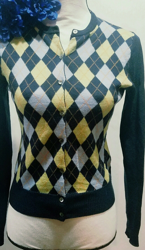 J.Crew  cardigan  size small navy blue